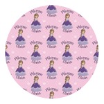 Custom Princess Round Decal - Large (Personalized)