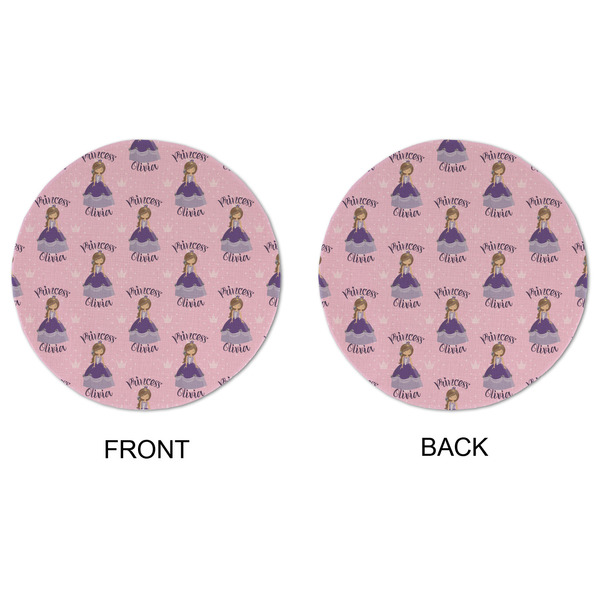 Custom Princess Round Linen Placemats - APPROVAL (double sided)