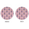 Custom Princess Round Linen Placemats - APPROVAL (double sided)