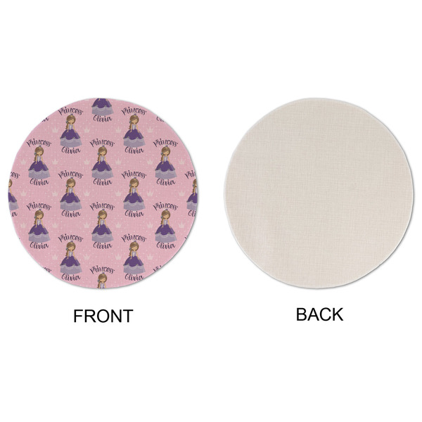 Custom Princess Round Linen Placemats - APPROVAL (single sided)