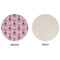 Custom Princess Round Linen Placemats - APPROVAL (single sided)