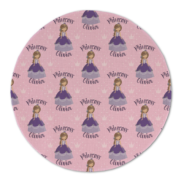 Custom Princess Round Linen Placemats - FRONT (Double Sided)