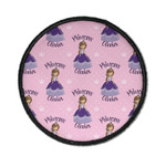 Custom Princess Iron On Round Patch w/ Name All Over