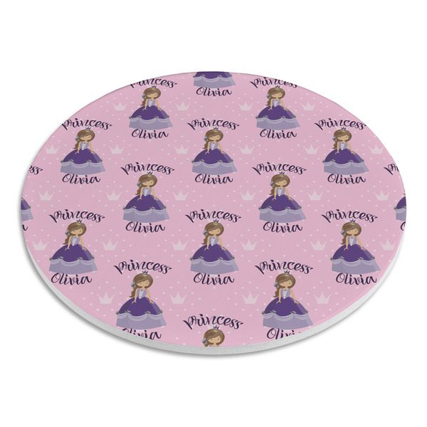 Custom Princess Round Stone Trivet - Angle View