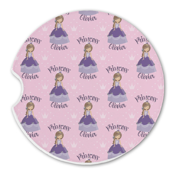Custom Custom Princess Sandstone Car Coaster - Single (Personalized)
