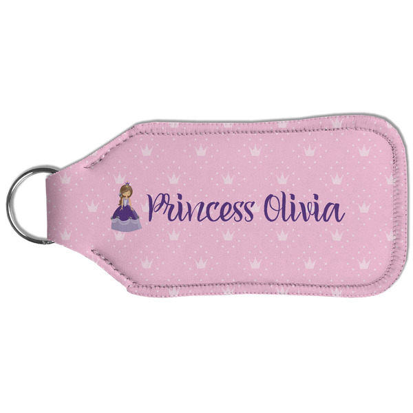 Custom Princess Sanitizer Holder Keychain - Large (Back)