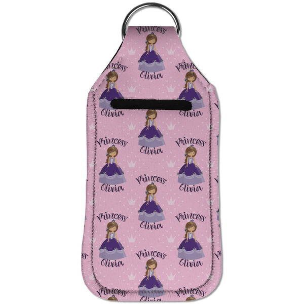 Custom Princess Sanitizer Holder Keychain - Large (Front)