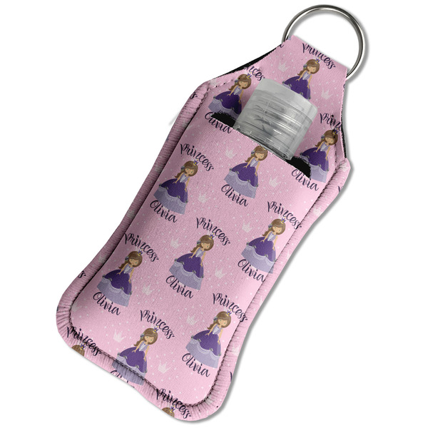 Custom Princess Sanitizer Holder Keychain - Large in Case