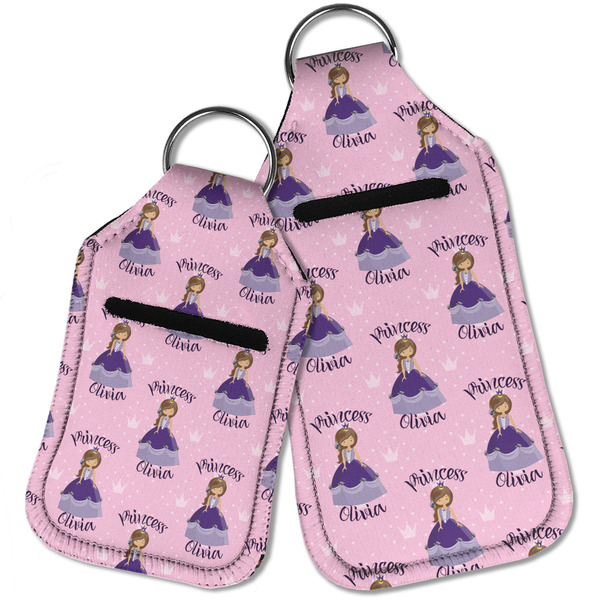 Custom Princess Sanitizer Holder Keychain - Parent Main