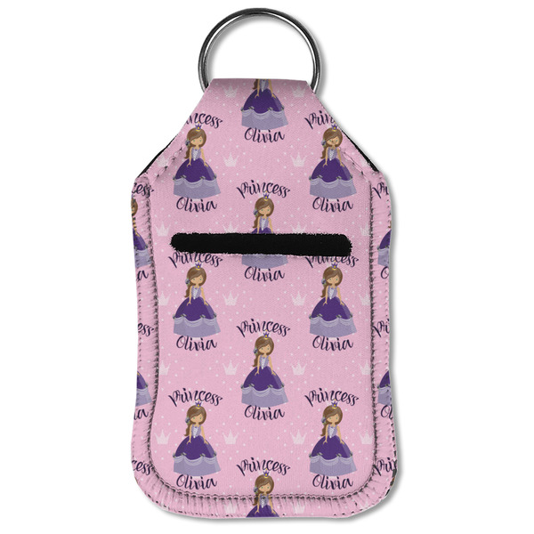 Custom Princess Sanitizer Holder Keychain - Small (Front Flat)