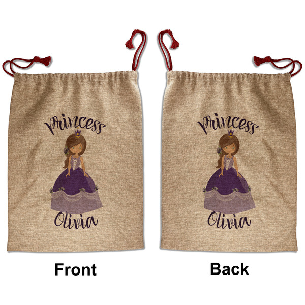 Custom Custom Princess Santa Sack - Front & Back (Personalized)