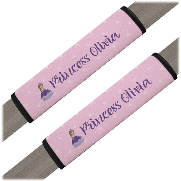 Custom Custom Princess Seat Belt Covers (Set of 2) (Personalized)