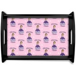 Custom Princess Black Wooden Tray - Small (Personalized)