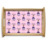 Custom Princess Natural Wooden Tray - Small (Personalized)