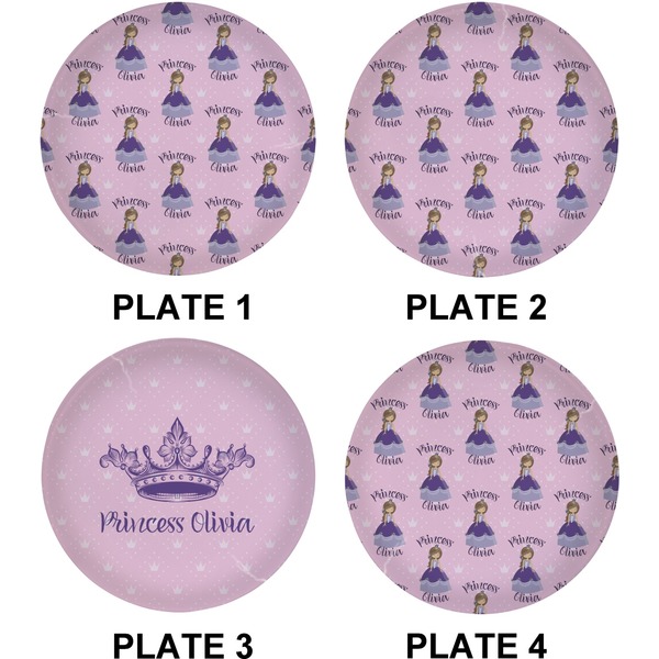 Custom Princess Set of Lunch / Dinner Plates (Approval)