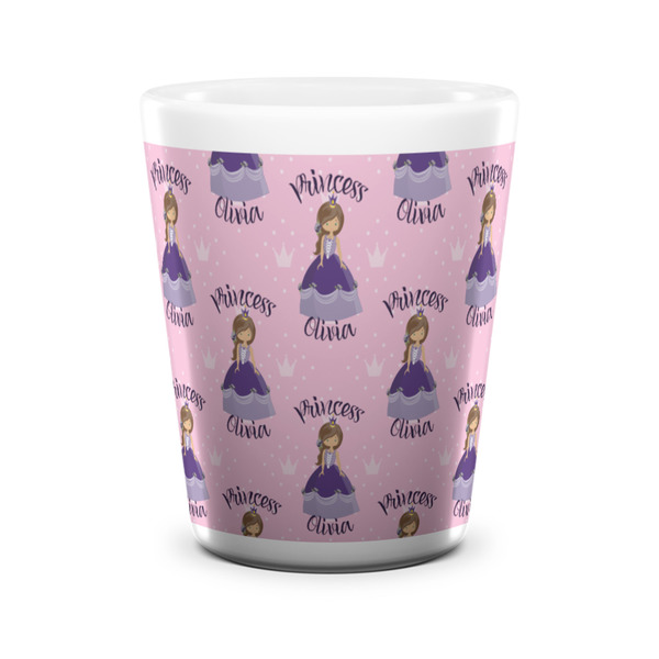 Custom Princess Shot Glass - White - FRONT