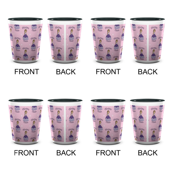 Custom Princess Shot Glassess - Two Tone - Set of 4 - APPROVAL
