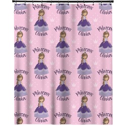 Custom Princess Extra Long Shower Curtain - 70"x84" (Personalized)
