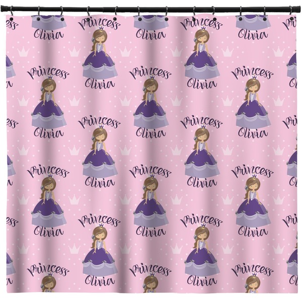 Custom Custom Princess Shower Curtain - 71" x 74" (Personalized)