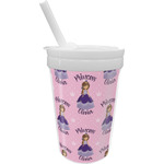 Custom Princess Sippy Cup with Straw (Personalized)