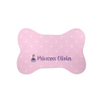 Custom Princess Bone Shaped Dog Food Mat (Small) (Personalized)