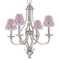 Custom Princess Small Chandelier Shade - LIFESTYLE (on chandelier)
