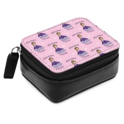 Custom Princess Small Leatherette Travel Pill Case (Personalized)