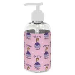 Custom Princess Plastic Soap / Lotion Dispenser (8 oz - Small - White) (Personalized)