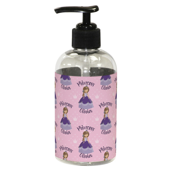 Custom Custom Princess Plastic Soap / Lotion Dispenser (8 oz - Small - Black) (Personalized)