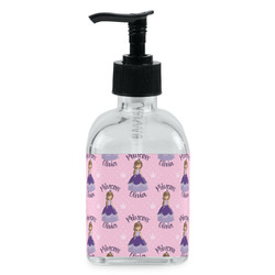 Custom Princess Glass Soap & Lotion Bottle - Single Bottle (Personalized)