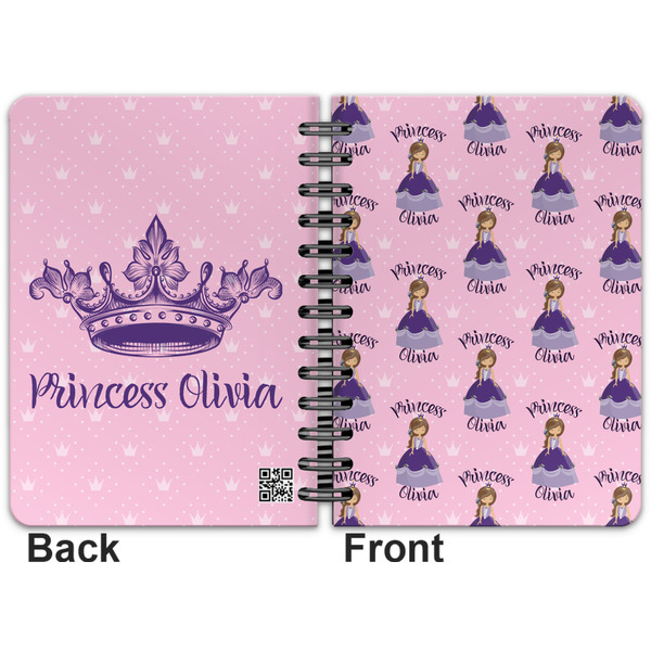 Custom Princess Spiral Journal 5 x 7 - Apvl