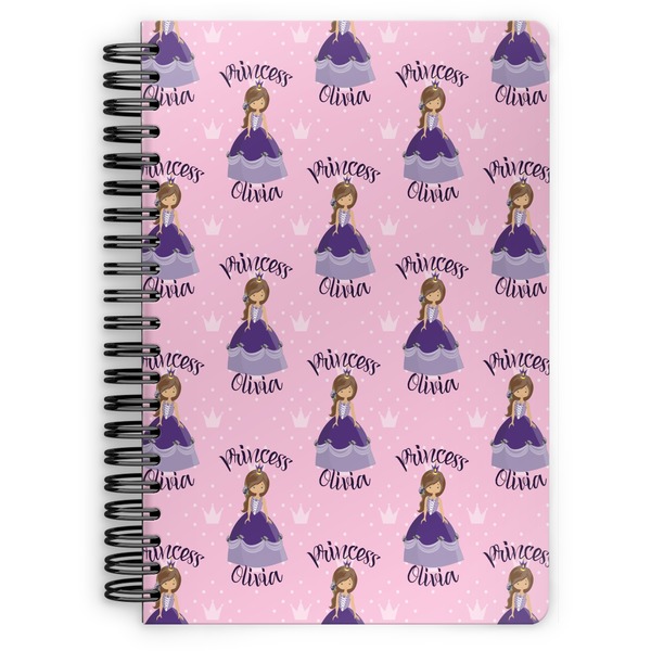 Custom Custom Princess Spiral Notebook (Personalized)