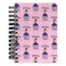 Custom Princess Spiral Notebook - 5x7 w/ Name All Over