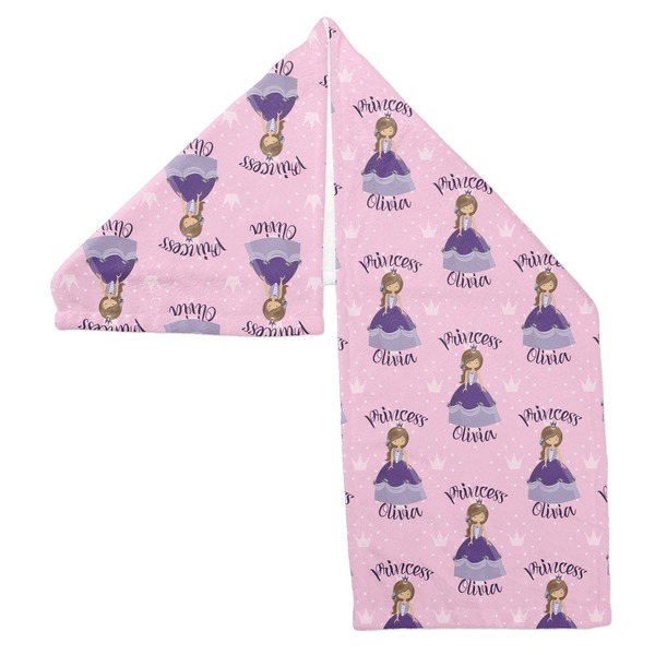 Custom Princess Sports Towel Folded - Both Sides Showing