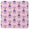 Custom Princess Square Rubber Backed Coaster (Personalized)