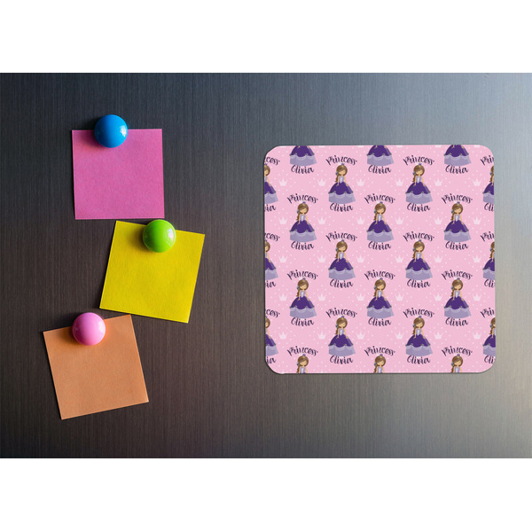 Custom Princess Square Fridge Magnet - LIFESTYLE