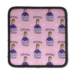 Custom Princess Iron On Square Patch w/ Name All Over