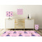 Custom Princess Square Wall Decal Wooden Desk