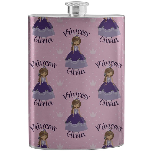 Custom Custom Princess Stainless Steel Flask (Personalized)
