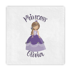 Custom Princess Standard Decorative Napkins (Personalized)