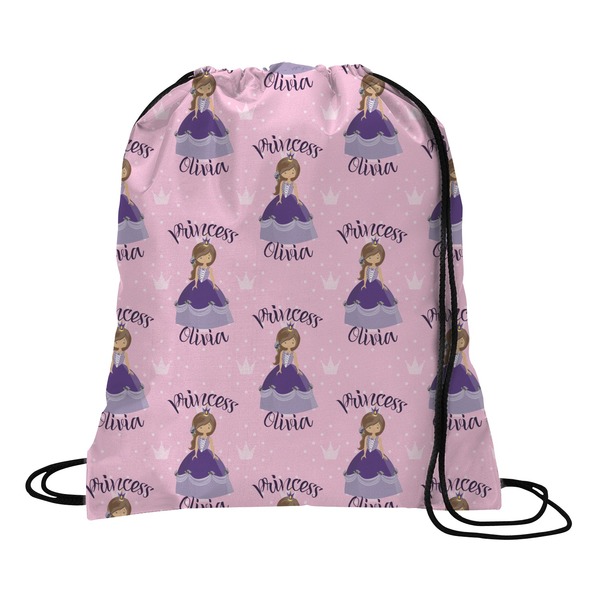 Custom Custom Princess Drawstring Backpack - Large (Personalized)