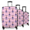 Custom Princess 3 Piece Luggage Set - 20" Carry On, 24" Medium Checked, 28" Large Checked (Personalized)