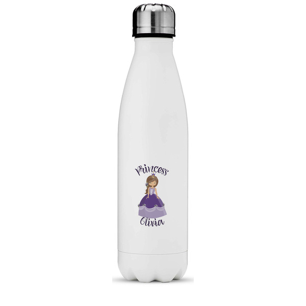 Custom Custom Princess Water Bottle - 17 oz. - Stainless Steel - Full Color Printing (Personalized)