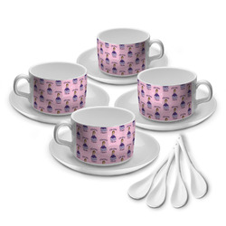 Custom Princess Tea Cup - Set of 4 (Personalized)