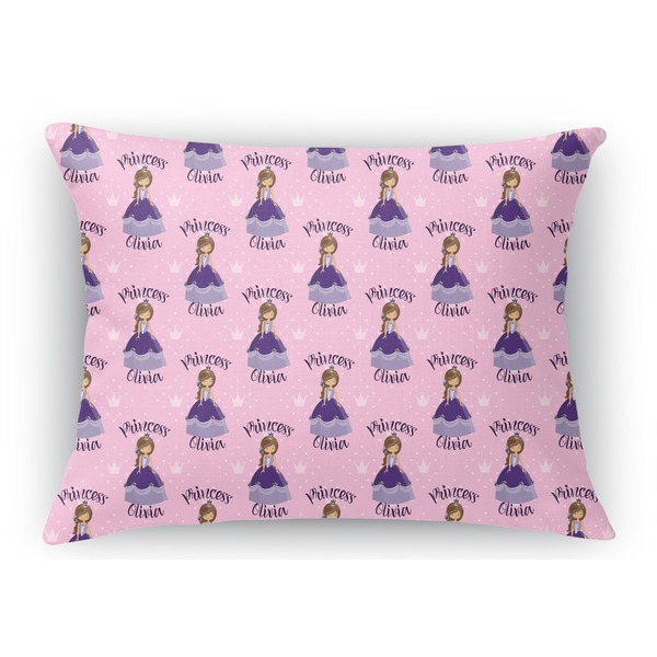 Custom Custom Princess Rectangular Throw Pillow Case (Personalized)