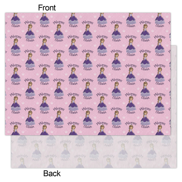 Custom Princess Tissue Paper - Lightweight - Large - Front & Back