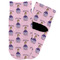 Custom Princess Toddler Ankle Socks - Single Pair - Front and Back