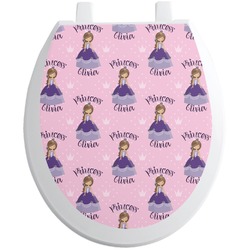 Custom Princess Toilet Seat Decal (Personalized)