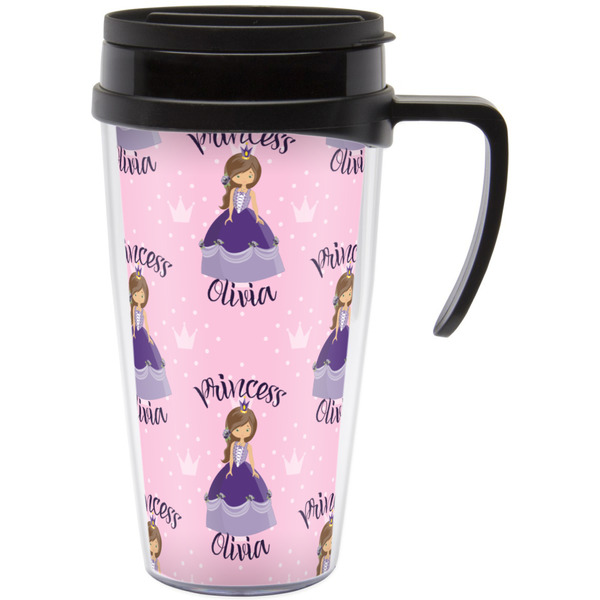 Custom Custom Princess Acrylic Travel Mug with Handle (Personalized)