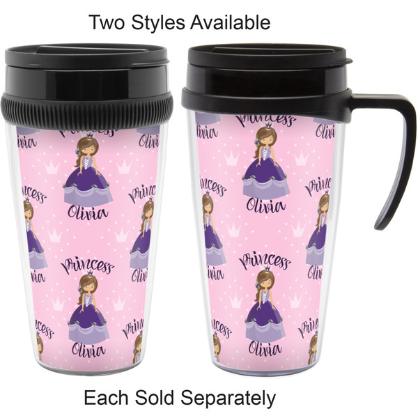Custom Princess Travel Mugs - with & without Handle